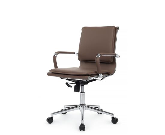 Кресло Хьюго RCH 57x56x92/102 6003-2SE Коричневый, Основной цвет: Коричневый, Ширина: 57, Высота: 102, Глубина: 56, Максимальная ширина: 57, Максимальная глубина: 56, Максимальная высота: 102, Вес: 13,9, Материал сиденья: экокожа, Механизм: топ-ган, Подголовник: металлические хромированные, с накладками из экокожи в цвет кресла, Цвет сиденья: Коричневый, Цвет спинки: Коричневый, Максимальная нагрузка: 120, Материал спинки: экокожа, Гарантия: 1 год, Страна производитель: Китай, Объем: 0,288, Бренд: РИВА ООО, Артикул для сайта: 6003-2SE, изображение 7post-test