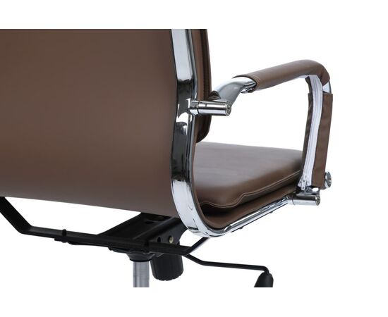 Кресло Хьюго RCH 57x56x92/102 6003-2SE Коричневый, Основной цвет: Коричневый, Ширина: 57, Высота: 102, Глубина: 56, Максимальная ширина: 57, Максимальная глубина: 56, Максимальная высота: 102, Вес: 13,9, Материал сиденья: экокожа, Механизм: топ-ган, Подголовник: металлические хромированные, с накладками из экокожи в цвет кресла, Цвет сиденья: Коричневый, Цвет спинки: Коричневый, Максимальная нагрузка: 120, Материал спинки: экокожа, Гарантия: 1 год, Страна производитель: Китай, Объем: 0,288, Бренд: РИВА ООО, Артикул для сайта: 6003-2SE, изображение 10post-test