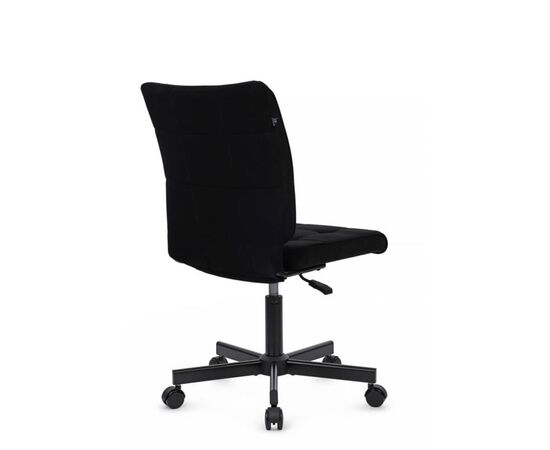 Кресло Соло RCH 56x59x83/93 SLPT-205 Чёрный, Основной цвет: Чёрный, Ширина: 56, Высота: 93, Глубина: 59, Максимальная ширина: 56, Максимальная глубина: 59, Максимальная высота: 93, Вес: 8, Материал сиденья: ткань, Механизм: пиастра, Цвет сиденья: Черный, Цвет спинки: Черный, Максимальная нагрузка: 100, Материал спинки: ткань, Гарантия: 1 год, Страна производитель: Россия, Объем: 0,053, Бренд: РИВА ООО, Артикул для сайта: SLPT-205, изображение 2post-test
