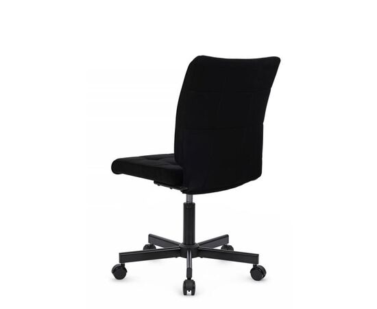Кресло Соло RCH 56x59x83/93 SLPT-205 Чёрный, Основной цвет: Чёрный, Ширина: 56, Высота: 93, Глубина: 59, Максимальная ширина: 56, Максимальная глубина: 59, Максимальная высота: 93, Вес: 8, Материал сиденья: ткань, Механизм: пиастра, Цвет сиденья: Черный, Цвет спинки: Черный, Максимальная нагрузка: 100, Материал спинки: ткань, Гарантия: 1 год, Страна производитель: Россия, Объем: 0,053, Бренд: РИВА ООО, Артикул для сайта: SLPT-205, изображение 5post-test