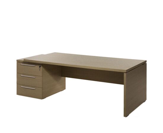 ЭКИС/EKIS Стол на опорной тумбе 226x100xh73.5 148 3152/27 Орех, Основной цвет: Орех, Ширина: 226, Высота: 73,5, Глубина: 100, Максимальная ширина: 226, Максимальная глубина: 100, Максимальная высота: 73,5, Вес: 125,56, Объем: 0,638, Бренд: ЦЕНТРЭКСИМ ООО, Артикул для сайта: 148 3152/27, изображение 2post-test