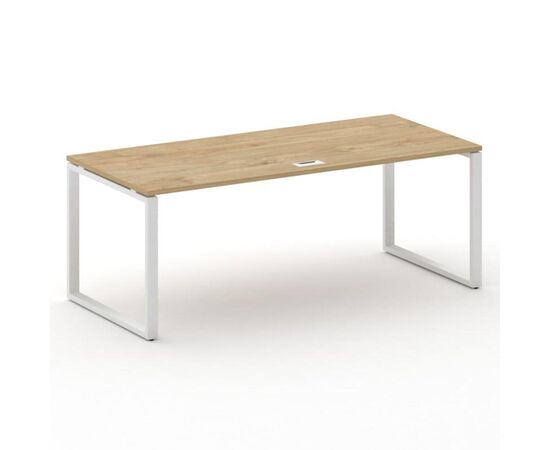 Шифт Стол руководителя прямой без тумбы 2000x900x753 SK.SR-200.P Тиквуд Светлый/Металл белый, Основной цвет: Тиквуд Светлый/Металл белый, Ширина: 2000, Высота: 753, Глубина: 900, Материал: Столы руководителя, Максимальная ширина: 2000, Максимальная глубина: 900, Максимальная высота: 753, Объем: 0,154, Бренд: РИВА ООО, Артикул для сайта: SK.SR-200.P, изображение 2post-test