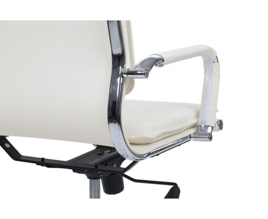 Кресло Хьюго RCH 57x56x92/102 6003-2SE Белый, Основной цвет: Белый, Ширина: 57, Высота: 102, Глубина: 56, Максимальная ширина: 57, Максимальная глубина: 56, Максимальная высота: 102, Вес: 13,9, Материал сиденья: экокожа, Механизм: топ-ган, Подголовник: металлические хромированные, с накладками из экокожи в цвет кресла, Цвет сиденья: Белый, Цвет спинки: Белый, Максимальная нагрузка: 120, Материал спинки: экокожа, Гарантия: 1 год, Страна производитель: Китай, Объем: 0,288, Бренд: РИВА ООО, Артикул для сайта: 6003-2SE, изображение 10post-test