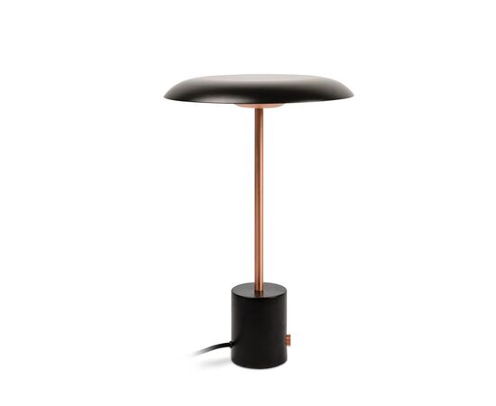 ХОШИ/HOSHI Светильник настольный d26.h40 28388 Faro ЧЕРНЫЙ/МЕДНЫЙ, Основной цвет: ЧЕРНЫЙ/МЕДНЫЙ, Высота: 40, Максимальная высота: 40, Максимальный диаметр: 26, Вес: 3, Объем: 0,07, Бренд: ЦЕНТРЭКСИМ ООО, Артикул для сайта: 28388 Faro, изображение 2post-test