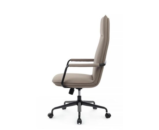 Кресло Тино RCH 68x68x115/125 CM-P004AS Бежевый, Основной цвет: Бежевый, Ширина: 68, Высота: 125, Глубина: 68, Максимальная ширина: 68, Максимальная глубина: 68, Максимальная высота: 125, Вес: 21,6, Материал сиденья: экокожа, Механизм: топ-ган, Подголовник: черный металл, с накладками из экокожи в цвет кресла, Цвет сиденья: Бежевый, Цвет спинки: Бежевый, Максимальная нагрузка: 150, Материал спинки: экокожа, Гарантия: 1 год, Страна производитель: Китай, Объем: 0,332, Бренд: РИВА ООО, Артикул для сайта: CM-P004AS, изображение 6post-test