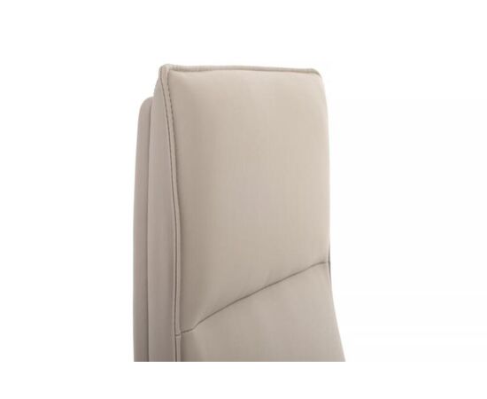Кресло Тино RCH 68x68x115/125 CM-P004AS Бежевый, Основной цвет: Бежевый, Ширина: 68, Высота: 125, Глубина: 68, Максимальная ширина: 68, Максимальная глубина: 68, Максимальная высота: 125, Вес: 21,6, Материал сиденья: экокожа, Механизм: топ-ган, Подголовник: черный металл, с накладками из экокожи в цвет кресла, Цвет сиденья: Бежевый, Цвет спинки: Бежевый, Максимальная нагрузка: 150, Материал спинки: экокожа, Гарантия: 1 год, Страна производитель: Китай, Объем: 0,332, Бренд: РИВА ООО, Артикул для сайта: CM-P004AS, изображение 9post-test