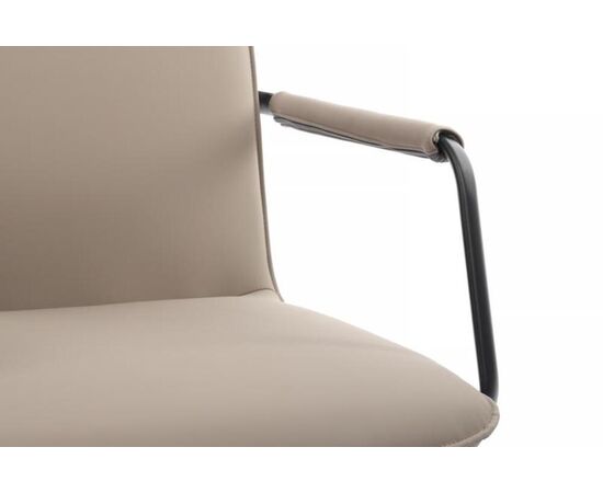 Кресло Тино RCH 68x68x115/125 CM-P004AS Бежевый, Основной цвет: Бежевый, Ширина: 68, Высота: 125, Глубина: 68, Максимальная ширина: 68, Максимальная глубина: 68, Максимальная высота: 125, Вес: 21,6, Материал сиденья: экокожа, Механизм: топ-ган, Подголовник: черный металл, с накладками из экокожи в цвет кресла, Цвет сиденья: Бежевый, Цвет спинки: Бежевый, Максимальная нагрузка: 150, Материал спинки: экокожа, Гарантия: 1 год, Страна производитель: Китай, Объем: 0,332, Бренд: РИВА ООО, Артикул для сайта: CM-P004AS, изображение 12post-test