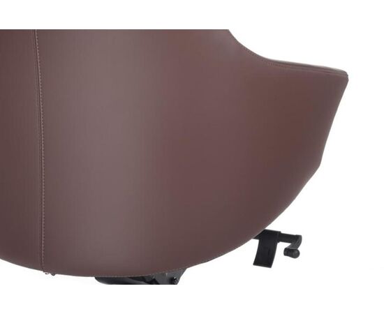 Кресло Джотто-M 68x68x107/113 B1904 Коричневый, Основной цвет: Коричневый, Ширина: 68, Высота: 113, Глубина: 68, Максимальная ширина: 68, Максимальная глубина: 68, Максимальная высота: 113, Вес: 29, Материал сиденья: натуральная кожа/экокожа, Механизм: синхромеханизм, Подголовник: обтянутые кожей в цвет кресла, Цвет сиденья: Коричневый, Цвет спинки: Коричневый, Максимальная нагрузка: 250, Материал спинки: натуральная кожа/экокожа, Гарантия: 5 лет, Страна производитель: Китай, Объем: 0,51, Бренд: РИВА ООО, Артикул для сайта: B1904, изображение 8post-test
