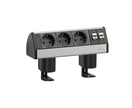 ЭВОЛАЙН/EVOLINE DOCK Горизонтальный блок 3+2 930.06.623 Серый-алюм, Основной цвет: Серый-алюм, Бренд: ЦЕНТРЭКСИМ ООО, Артикул для сайта: 930.06.623, изображение 2post-test
