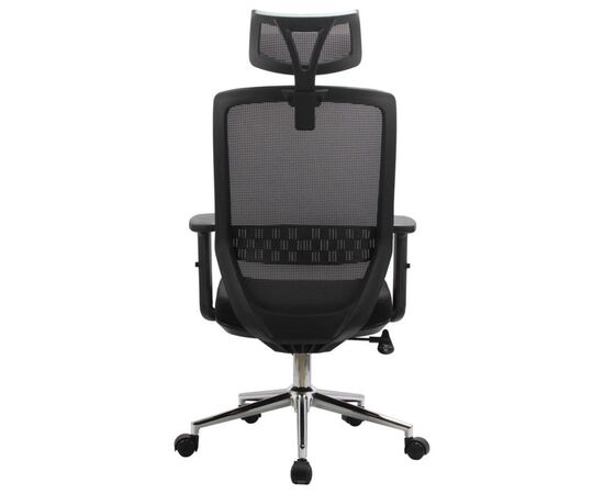 Кресло Альт RCH 61x58x127 833H Чёрный, Основной цвет: Чёрный, Ширина: 61, Высота: 127, Глубина: 58, Максимальная ширина: 61, Максимальная глубина: 58, Максимальная высота: 127, Вес: 14,6, Материал сиденья: ткань, Механизм: топ-ган, Подголовник: черный пластик 1D, Цвет сиденья: Черный, Цвет спинки: Черный, Максимальная нагрузка: 120, Материал спинки: сетка, Гарантия: 1 год, Страна производитель: Китай, Объем: 0,136, Бренд: РИВА ООО, Артикул для сайта: 833H, изображение 3post-test