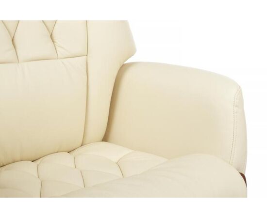 Кресло Байрон 78x73x120/128 YS1505A Кремовый, Основной цвет: Кремовый, Ширина: 78, Высота: 128, Глубина: 73, Максимальная ширина: 78, Максимальная глубина: 73, Максимальная высота: 128, Вес: 47, Материал сиденья: натуральная кожа/экокожа, Механизм: синхромеханизм, Подголовник: обтянутые кожей в цвет кресла, Цвет сиденья: Кремовый, Цвет спинки: Кремовый, Максимальная нагрузка: 150, Материал спинки: натуральная кожа/экокожа, Гарантия: 1 год, Страна производитель: Китай, Объем: 0,793, Бренд: РИВА ООО, Артикул для сайта: YS1505A, изображение 8post-test