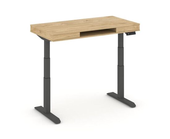 Мув Ап Стол электроподъемный 1380x720x736/1381 MV.SEWD-3.7.Y Тиквуд Светлый/Металл Антрацит Матовый Гладкий, Минимальная высота: 736, Основной цвет: Тиквуд Светлый/Металл Антрацит Матовый Гладкий, Ширина: 1380, Высота: 1381, Глубина: 720, Максимальная ширина: 1380, Максимальная глубина: 720, Максимальная высота: 1381, Вес: 2,74, Объем: 0,196, Бренд: РИВА ООО, Артикул для сайта: MV.SEWD-3.7.Y, изображение 3post-test