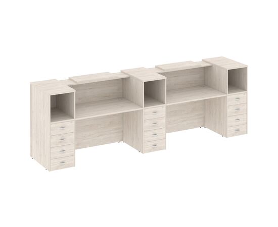 Оникс Ресепшн 3652x766x1187 O.R-K-13 Денвер Светлый, Основной цвет: Денвер Светлый, Ширина: 3652, Высота: 1187, Глубина: 766, Максимальная ширина: 3652, Максимальная глубина: 766, Максимальная высота: 1187, Объем: 0,497, Бренд: РИВА ООО, Артикул для сайта: O.R-K-13, изображение 2post-test