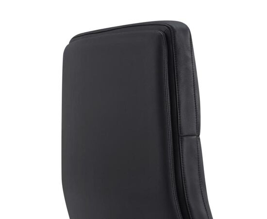 Кресло Рафаэль 68x69x120/125 A2119 Чёрный, Основной цвет: Чёрный, Ширина: 68, Высота: 125, Глубина: 69, Максимальная ширина: 68, Максимальная глубина: 69, Максимальная высота: 125, Вес: 38,8, Материал сиденья: натуральная кожа/экокожа, Механизм: синхромеханизм с фиксацией в 4 положениях, Подголовник: обтянутые кожей в цвет кресла, Цвет сиденья: Черный, Цвет спинки: Черный, Максимальная нагрузка: 250, Материал спинки: натуральная кожа/экокожа, Гарантия: 5 лет, Страна производитель: Китай, Объем: 0,658, Бренд: РИВА ООО, Артикул для сайта: A2119, изображение 7post-test