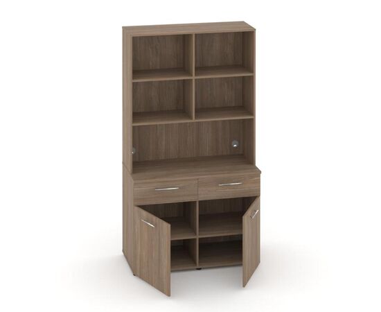 Фит Вариант № 8 1200x600/420x2178 MN-008 Дуб Аризона, Основной цвет: Дуб Аризона, Ширина: 1200, Высота: 2178, Глубина: 420, Максимальная ширина: 1200, Максимальная глубина: 420, Максимальная высота: 2178, Минимальная глубина: 600, Объем: 0,276, Бренд: РИВА ООО, Артикул для сайта: MN-008, изображение 2post-test