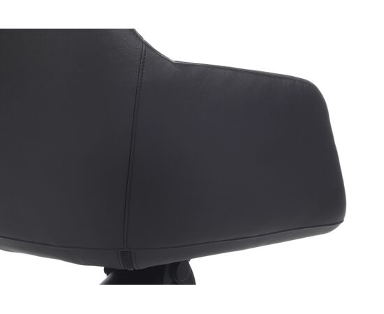 Кресло Соул 68x68x117/123 A1908 Чёрный, Основной цвет: Чёрный, Ширина: 68, Высота: 123, Глубина: 68, Максимальная ширина: 68, Максимальная глубина: 68, Максимальная высота: 123, Вес: 24,2, Материал сиденья: натуральная кожа/экокожа, Механизм: мультиблок, Подголовник: обтянутые кожей в цвет кресла, Цвет сиденья: Черный, Цвет спинки: Черный, Максимальная нагрузка: 250, Материал спинки: натуральная кожа/экокожа, Гарантия: 5 лет, Страна производитель: Китай, Объем: 0,523, Бренд: РИВА ООО, Артикул для сайта: A1908, изображение 8post-test