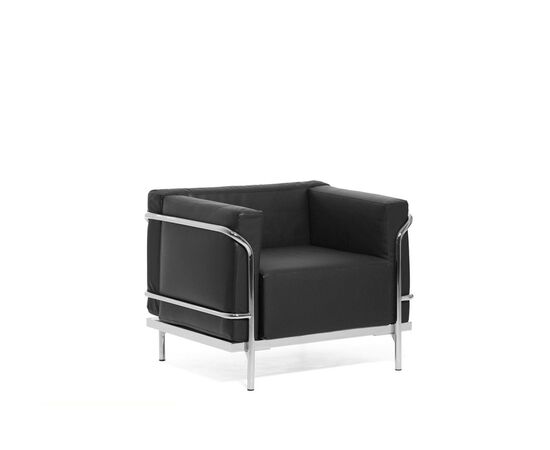 МИКОНОС/MYKONOS Кресло 85x75xh67 MYKONOS 1 Dakota Dollaro black Чернй/Хром, Основной цвет: Чернй/Хром, Ширина: 85, Высота: 67, Глубина: 75, Максимальная ширина: 85, Максимальная глубина: 75, Максимальная высота: 67, Вес: 31,5, Объем: 0,4, Бренд: ЦЕНТРЭКСИМ ООО, Артикул для сайта: MYKONOS 1 Dakota Dollaro black, изображение 2post-test