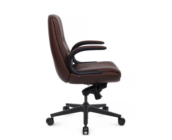 Кресло Данте-M 60x66x105/112 B2561-12 Темно-коричневый, Основной цвет: Темно-коричневый, Ширина: 60, Высота: 112, Глубина: 66, Максимальная ширина: 60, Максимальная глубина: 66, Максимальная высота: 112, Вес: 27, Материал сиденья: экокожа, Механизм: мультиблок, Подголовник: черный нейлон, с накладками из экокожи в цвет кресла, Цвет сиденья: Темно-коричневый, Цвет спинки: Темно-коричневый, Максимальная нагрузка: 150, Материал спинки: экокожа, Гарантия: 5 лет, Страна производитель: Китай, Объем: 0,216, Бренд: РИВА ООО, Артикул для сайта: B2561-12, изображение 2post-test