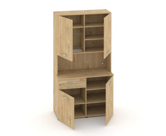 Фит Вариант № 3 1200x600/420x2178 MN-003 Тиквуд Светлый, Основной цвет: Тиквуд Светлый, Ширина: 1200, Высота: 2178, Глубина: 420, Максимальная ширина: 1200, Максимальная глубина: 420, Максимальная высота: 2178, Минимальная глубина: 600, Объем: 0,304, Бренд: РИВА ООО, Артикул для сайта: MN-003, изображение 2post-test