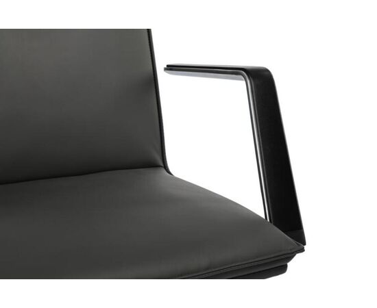 Кресло Краун-СТ 70x70x94 C1819 Графит, Основной цвет: Графит, Ширина: 70, Высота: 94, Глубина: 70, Максимальная ширина: 70, Максимальная глубина: 70, Максимальная высота: 94, Вес: 19,2, Материал сиденья: экокожа, Механизм: без регулировки, Подголовник: алюминий, с накладками из экокожи в цвет кресла, Цвет сиденья: Графит, Цвет спинки: Графит, Максимальная нагрузка: 150, Материал спинки: экокожа, Гарантия: 5 лет, Страна производитель: Китай, Объем: 0,261, Бренд: РИВА ООО, Артикул для сайта: C1819, изображение 9post-test