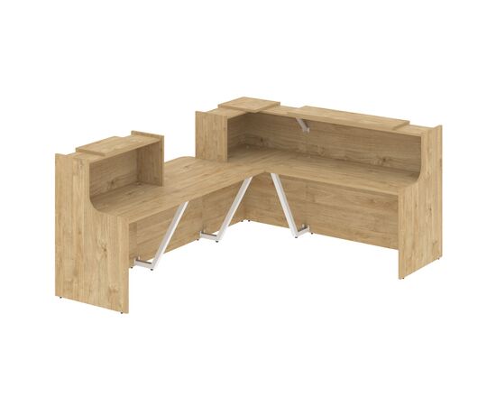 Оникс Ресепшн 3201x2773x1187 O.R-K-31 Тиквуд Светлый, Основной цвет: Тиквуд Светлый, Ширина: 3201, Высота: 1187, Глубина: 2773, Максимальная ширина: 3201, Максимальная глубина: 2773, Максимальная высота: 1187, Объем: 0,581, Бренд: РИВА ООО, Артикул для сайта: O.R-K-31, изображение 2post-test