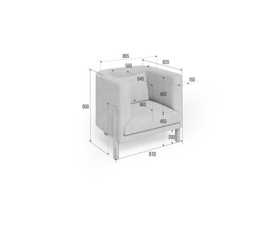 Бенто Кресло 910x820x850 BNT-01 Nebby 243/Массив Дуба, Основной цвет: Nebby 243/Массив Дуба, Ширина: 910, Высота: 850, Глубина: 820, Максимальная ширина: 910, Максимальная глубина: 820, Максимальная высота: 850, Вес: 50,1, Объем: 0,63, Бренд: РИВА ООО, Артикул для сайта: BNT-01, изображение 2post-test