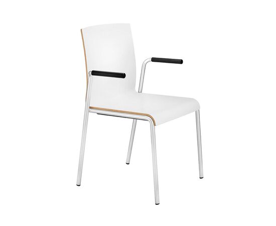ТЕНГО/TENGO Кресло посетителя с подлокотником 44/50x48/57xh84 TG 16600 040 80 00 0190 Белый/Хром, Основной цвет: Белый/Хром, Ширина: 50, Высота: 84, Глубина: 57, Максимальная ширина: 50, Максимальная глубина: 57, Минимальная ширина: 44, Максимальная высота: 84, Минимальная глубина: 48, Вес: 9,2, Объем: 0,3, Бренд: ЦЕНТРЭКСИМ ООО, Артикул для сайта: TG 16600 040 80 00 0190, изображение 2post-test
