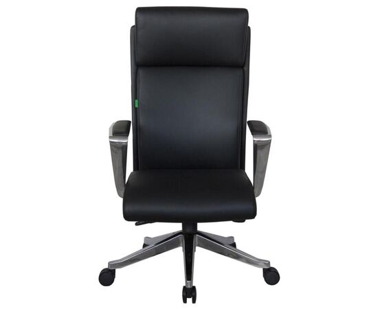 Кресло Дали 67x65x115/123 A1511 Чёрный, Основной цвет: Чёрный, Ширина: 67, Высота: 123, Глубина: 65, Максимальная ширина: 67, Максимальная глубина: 65, Максимальная высота: 123, Вес: 26,9, Материал сиденья: натуральная кожа/экокожа, Механизм: синхромеханизм, Подголовник: алюминий, с накладками из кожи в цвет кресла, Цвет сиденья: Черный, Цвет спинки: Черный, Максимальная нагрузка: 150, Материал спинки: натуральная кожа/экокожа, Гарантия: 5 лет, Страна производитель: Китай, Объем: 0,23, Бренд: РИВА ООО, Артикул для сайта: A1511, изображение 2post-test