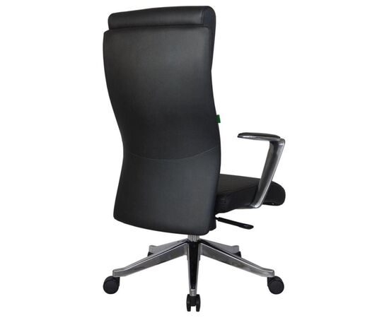 Кресло Дали 67x65x115/123 A1511 Чёрный, Основной цвет: Чёрный, Ширина: 67, Высота: 123, Глубина: 65, Максимальная ширина: 67, Максимальная глубина: 65, Максимальная высота: 123, Вес: 26,9, Материал сиденья: натуральная кожа/экокожа, Механизм: синхромеханизм, Подголовник: алюминий, с накладками из кожи в цвет кресла, Цвет сиденья: Черный, Цвет спинки: Черный, Максимальная нагрузка: 150, Материал спинки: натуральная кожа/экокожа, Гарантия: 5 лет, Страна производитель: Китай, Объем: 0,23, Бренд: РИВА ООО, Артикул для сайта: A1511, изображение 4post-test