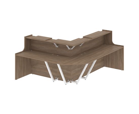 Оникс Ресепшн 2600x2200x1187 O.R-K-32 Дуб Аризона, Основной цвет: Дуб Аризона, Ширина: 2600, Высота: 1187, Глубина: 2200, Максимальная ширина: 2600, Максимальная глубина: 2200, Максимальная высота: 1187, Объем: 0,573, Бренд: РИВА ООО, Артикул для сайта: O.R-K-32, изображение 2post-test