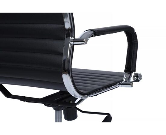 Кресло Хьюго RCH 57x56x109/119 6002-1SE Чёрный, Основной цвет: Чёрный, Ширина: 57, Высота: 119, Глубина: 56, Максимальная ширина: 57, Максимальная глубина: 56, Максимальная высота: 119, Вес: 12,6, Материал сиденья: экокожа, Механизм: топ-ган, Подголовник: металлические хромированные, с накладками из экокожи в цвет кресла, Цвет сиденья: Черный, Цвет спинки: Черный, Максимальная нагрузка: 120, Материал спинки: экокожа, Гарантия: 1 год, Страна производитель: Китай, Объем: 0,288, Бренд: РИВА ООО, Артикул для сайта: 6002-1SE, изображение 11post-test