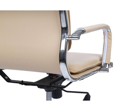 Кресло Хьюго RCH 57x56x109/119 6003-1SE Бежевый, Основной цвет: Бежевый, Ширина: 57, Высота: 119, Глубина: 56, Максимальная ширина: 57, Максимальная глубина: 56, Максимальная высота: 119, Вес: 14,8, Материал сиденья: экокожа, Механизм: топ-ган, Подголовник: металлические хромированные, с накладками из экокожи в цвет кресла, Цвет сиденья: Бежевый, Цвет спинки: Бежевый, Максимальная нагрузка: 120, Материал спинки: экокожа, Гарантия: 1 год, Страна производитель: Китай, Объем: 0,288, Бренд: РИВА ООО, Артикул для сайта: 6003-1SE, изображение 11post-test