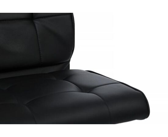 Кресло Соло RCH 56x59x83/93 SLP-205 Чёрный, Основной цвет: Чёрный, Ширина: 56, Высота: 93, Глубина: 59, Максимальная ширина: 56, Максимальная глубина: 59, Максимальная высота: 93, Вес: 8, Материал сиденья: экокожа, Механизм: пиастра, Цвет сиденья: Черный, Цвет спинки: Черный, Максимальная нагрузка: 100, Материал спинки: экокожа, Гарантия: 1 год, Страна производитель: Россия, Объем: 0,053, Бренд: РИВА ООО, Артикул для сайта: SLP-205, изображение 9post-test