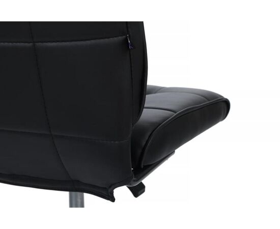 Кресло Соло RCH 56x59x83/93 SLP-205 Чёрный, Основной цвет: Чёрный, Ширина: 56, Высота: 93, Глубина: 59, Максимальная ширина: 56, Максимальная глубина: 59, Максимальная высота: 93, Вес: 8, Материал сиденья: экокожа, Механизм: пиастра, Цвет сиденья: Черный, Цвет спинки: Черный, Максимальная нагрузка: 100, Материал спинки: экокожа, Гарантия: 1 год, Страна производитель: Россия, Объем: 0,053, Бренд: РИВА ООО, Артикул для сайта: SLP-205, изображение 10post-test