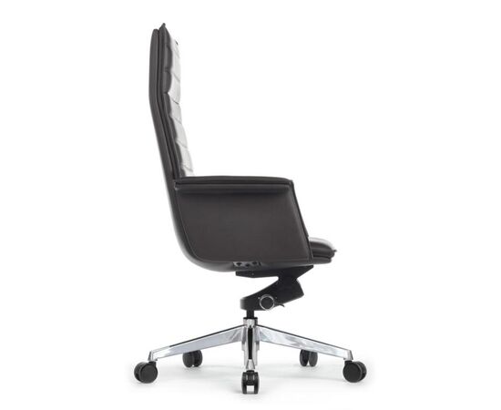 Кресло Рубенс 68x68x119/125 A1819-2 Темно-коричневый, Основной цвет: Темно-коричневый, Ширина: 68, Высота: 125, Глубина: 68, Максимальная ширина: 68, Максимальная глубина: 68, Максимальная высота: 125, Вес: 25, Материал сиденья: натуральная кожа/экокожа, Механизм: мультиблок с фиксацией в 3 положениях, Подголовник: обтянутые кожей в цвет кресла, Цвет сиденья: Темно-коричневый, Цвет спинки: Темно-коричневый, Максимальная нагрузка: 150, Материал спинки: натуральная кожа/экокожа, Гарантия: 5 лет, Страна производитель: Китай, Объем: 0,513, Бренд: РИВА ООО, Артикул для сайта: A1819-2, изображение 2post-test