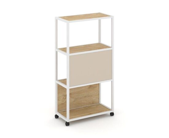 Шелф Мобайл Стеллаж 4 уровня 1 секция 600x400x1523 VR.LT-STK-403.06 Тиквуд Светлый/Металл Белый/W-04, Основной цвет: Тиквуд Светлый/Металл Белый/W-04, Ширина: 600, Высота: 1523, Глубина: 400, Максимальная ширина: 600, Максимальная глубина: 400, Максимальная высота: 1523, Объем: 0,076, Бренд: РИВА ООО, Артикул для сайта: VR.LT-STK-403.06, изображение 2post-test
