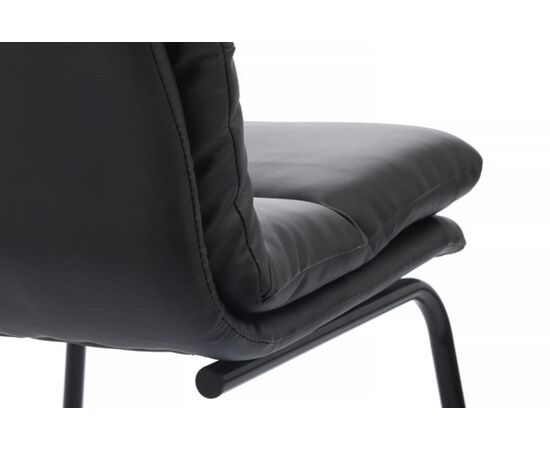 Кресло Пегас RCH 55x65x100 PS-919 Чёрный, Основной цвет: Чёрный, Ширина: 55, Высота: 100, Глубина: 65, Максимальная ширина: 55, Максимальная глубина: 65, Максимальная высота: 100, Вес: 13,4, Материал сиденья: экокожа, Цвет сиденья: Черный, Цвет спинки: Черный, Максимальная нагрузка: 100, Материал спинки: экокожа, Гарантия: 1 год, Страна производитель: Россия, Объем: 0,263, Бренд: РИВА ООО, Артикул для сайта: PS-919, изображение 10post-test