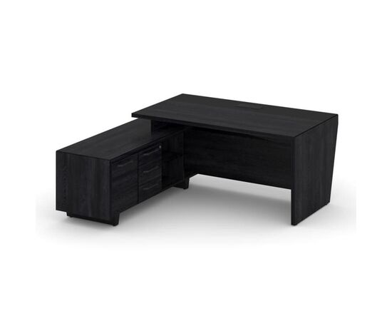 Корнер Стол руководителя с опорной тумбой 1800x1800x750 COR.SRT-18.E-2(L) Каштан Тоскана/Черный/Металл Черный Гладкий/Серебро Черный, Основной цвет: Каштан Тоскана/Черный/Металл Черный Гладкий/Серебро Черный, Ширина: 1800, Высота: 750, Глубина: 1800, Максимальная ширина: 1800, Максимальная глубина: 1800, Максимальная высота: 750, Объем: 0,179, Бренд: РИВА ООО, Артикул: COR.SRT-18.E-2(L), изображение 2post-test
