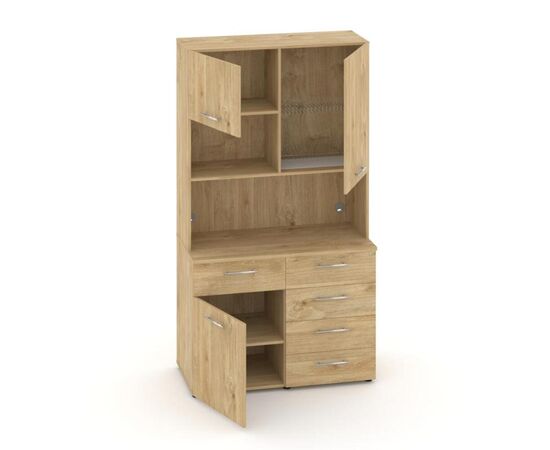 Фит Вариант № 10 1200x600/420x2178 MN-010 Тиквуд Светлый, Основной цвет: Тиквуд Светлый, Ширина: 1200, Высота: 2178, Глубина: 420, Максимальная ширина: 1200, Максимальная глубина: 420, Максимальная высота: 2178, Минимальная глубина: 600, Объем: 0,323, Бренд: РИВА ООО, Артикул для сайта: MN-010, изображение 2post-test