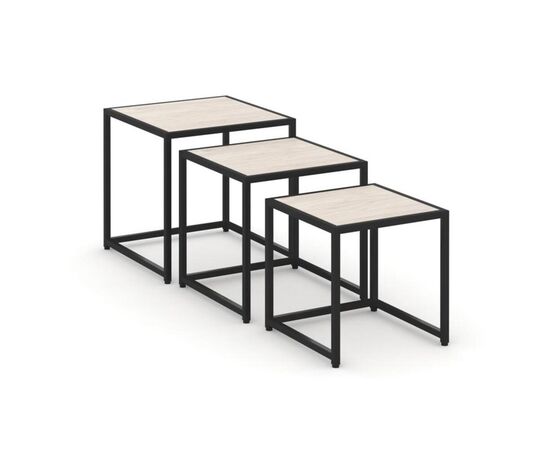 Лофт Стол журнальный 500x500x500 VR.L-SJK-50 Денвер Светлый/Металл черный, Основной цвет: Денвер Светлый/Металл черный, Ширина: 500, Высота: 500, Глубина: 500, Максимальная ширина: 500, Максимальная глубина: 500, Максимальная высота: 500, Объем: 0,138, Бренд: РИВА ООО, Артикул для сайта: VR.L-SJK-50, изображение 3post-test