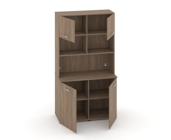Фит Вариант № 6 1200x600/420x2178 MN-006 Дуб Аризона, Основной цвет: Дуб Аризона, Ширина: 1200, Высота: 2178, Глубина: 420, Максимальная ширина: 1200, Максимальная глубина: 420, Максимальная высота: 2178, Минимальная глубина: 600, Объем: 0,252, Бренд: РИВА ООО, Артикул для сайта: MN-006, изображение 2post-test
