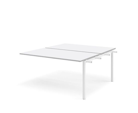 ТУР/TOUR Модуль бенча на 2 рабочих места 118x139xh75 80B028 W3 (9003) Белый, Основной цвет: Белый, Ширина: 118, Высота: 75, Глубина: 139, Максимальная ширина: 118, Максимальная глубина: 139, Максимальная высота: 75, Вес: 47,6, Объем: 0,14, Бренд: ЦЕНТРЭКСИМ ООО, Артикул для сайта: 80B028 W3 (9003), изображение 2post-test