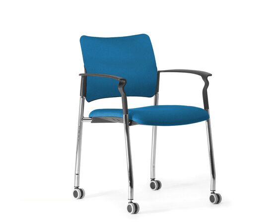 ПИНКО/PINKO Кресло обитое на колесах 44/59x45/48xh79 Pinko UPH cast SLW 58 Arms ЧЕРН/ГОЛУБОЙ/ХРОМ, Основной цвет: ЧЕРН/ГОЛУБОЙ/ХРОМ, Ширина: 59, Высота: 79, Глубина: 48, Максимальная ширина: 59, Максимальная глубина: 48, Минимальная ширина: 44, Максимальная высота: 79, Минимальная глубина: 45, Вес: 7,5, Объем: 0,16, Бренд: ЦЕНТРЭКСИМ ООО, Артикул для сайта: Pinko UPH cast SLW 58 Arms, изображение 2post-test