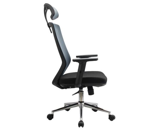 Кресло Альт RCH 61x58x127 833H Серый/Чёрный, Основной цвет: Серый/Чёрный, Ширина: 61, Высота: 127, Глубина: 58, Максимальная ширина: 61, Максимальная глубина: 58, Максимальная высота: 127, Вес: 14,6, Материал сиденья: ткань, Механизм: топ-ган, Подголовник: черный пластик 1D, Цвет сиденья: Черный, Цвет спинки: Серый, Максимальная нагрузка: 120, Материал спинки: сетка, Гарантия: 1 год, Страна производитель: Китай, Объем: 0,136, Бренд: РИВА ООО, Артикул для сайта: 833H, изображение 2post-test