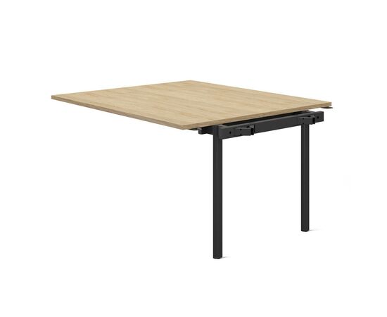 ФЛЕКС/FLEX Модуль стола для переговоров 138x120xh76 135B1003 6Z (7016) Гикори/Графит, Основной цвет: Гикори/Графит, Ширина: 138, Высота: 76, Глубина: 120, Максимальная ширина: 138, Максимальная глубина: 120, Максимальная высота: 76, Вес: 47, Объем: 0,081, Бренд: ЦЕНТРЭКСИМ ООО, Артикул для сайта: 135B1003 6Z (7016), изображение 2post-test