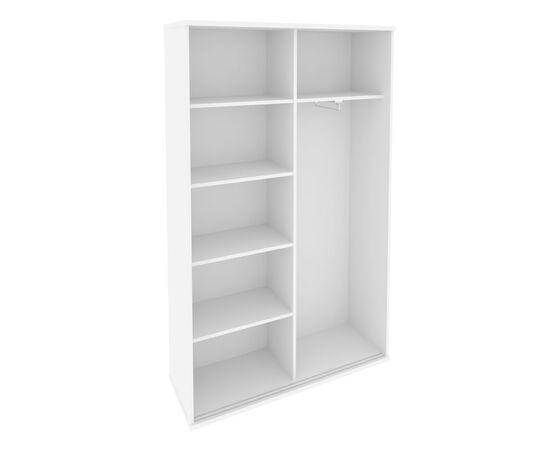 Оникс Шкаф-купе комбинированный 1200x420x1977 O.SHK-1.2 T Белый Бриллиант, Основной цвет: Белый Бриллиант, Ширина: 1200, Высота: 1977, Глубина: 420, Максимальная ширина: 1200, Максимальная глубина: 420, Максимальная высота: 1977, Объем: 0,235, Бренд: РИВА ООО, Артикул для сайта: O.SHK-1.2 T, изображение 2post-test
