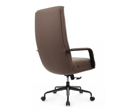Кресло Отто RCH 68x74x120/130 CM-P001AS Коричневый, Основной цвет: Коричневый, Ширина: 68, Высота: 130, Глубина: 74, Максимальная ширина: 68, Максимальная глубина: 74, Максимальная высота: 130, Вес: 28, Материал сиденья: экокожа, Механизм: топ-ган, Подголовник: черный металл, с накладками из экокожи в цвет кресла, Цвет сиденья: Коричневый, Цвет спинки: Коричневый, Максимальная нагрузка: 150, Материал спинки: экокожа, Гарантия: 1 год, Страна производитель: Китай, Объем: 0,405, Бренд: РИВА ООО, Артикул для сайта: CM-P001AS, изображение 3post-test