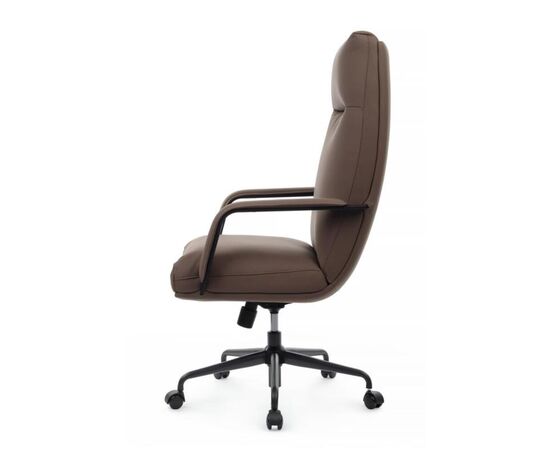 Кресло Отто RCH 68x74x120/130 CM-P001AS Коричневый, Основной цвет: Коричневый, Ширина: 68, Высота: 130, Глубина: 74, Максимальная ширина: 68, Максимальная глубина: 74, Максимальная высота: 130, Вес: 28, Материал сиденья: экокожа, Механизм: топ-ган, Подголовник: черный металл, с накладками из экокожи в цвет кресла, Цвет сиденья: Коричневый, Цвет спинки: Коричневый, Максимальная нагрузка: 150, Материал спинки: экокожа, Гарантия: 1 год, Страна производитель: Китай, Объем: 0,405, Бренд: РИВА ООО, Артикул для сайта: CM-P001AS, изображение 6post-test
