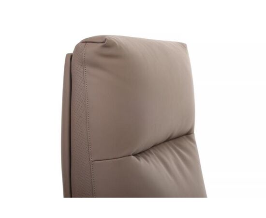 Кресло Отто RCH 68x74x120/130 CM-P001AS Коричневый, Основной цвет: Коричневый, Ширина: 68, Высота: 130, Глубина: 74, Максимальная ширина: 68, Максимальная глубина: 74, Максимальная высота: 130, Вес: 28, Материал сиденья: экокожа, Механизм: топ-ган, Подголовник: черный металл, с накладками из экокожи в цвет кресла, Цвет сиденья: Коричневый, Цвет спинки: Коричневый, Максимальная нагрузка: 150, Материал спинки: экокожа, Гарантия: 1 год, Страна производитель: Китай, Объем: 0,405, Бренд: РИВА ООО, Артикул для сайта: CM-P001AS, изображение 9post-test