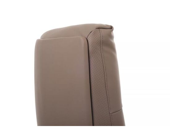 Кресло Отто RCH 68x74x120/130 CM-P001AS Коричневый, Основной цвет: Коричневый, Ширина: 68, Высота: 130, Глубина: 74, Максимальная ширина: 68, Максимальная глубина: 74, Максимальная высота: 130, Вес: 28, Материал сиденья: экокожа, Механизм: топ-ган, Подголовник: черный металл, с накладками из экокожи в цвет кресла, Цвет сиденья: Коричневый, Цвет спинки: Коричневый, Максимальная нагрузка: 150, Материал спинки: экокожа, Гарантия: 1 год, Страна производитель: Китай, Объем: 0,405, Бренд: РИВА ООО, Артикул для сайта: CM-P001AS, изображение 10post-test